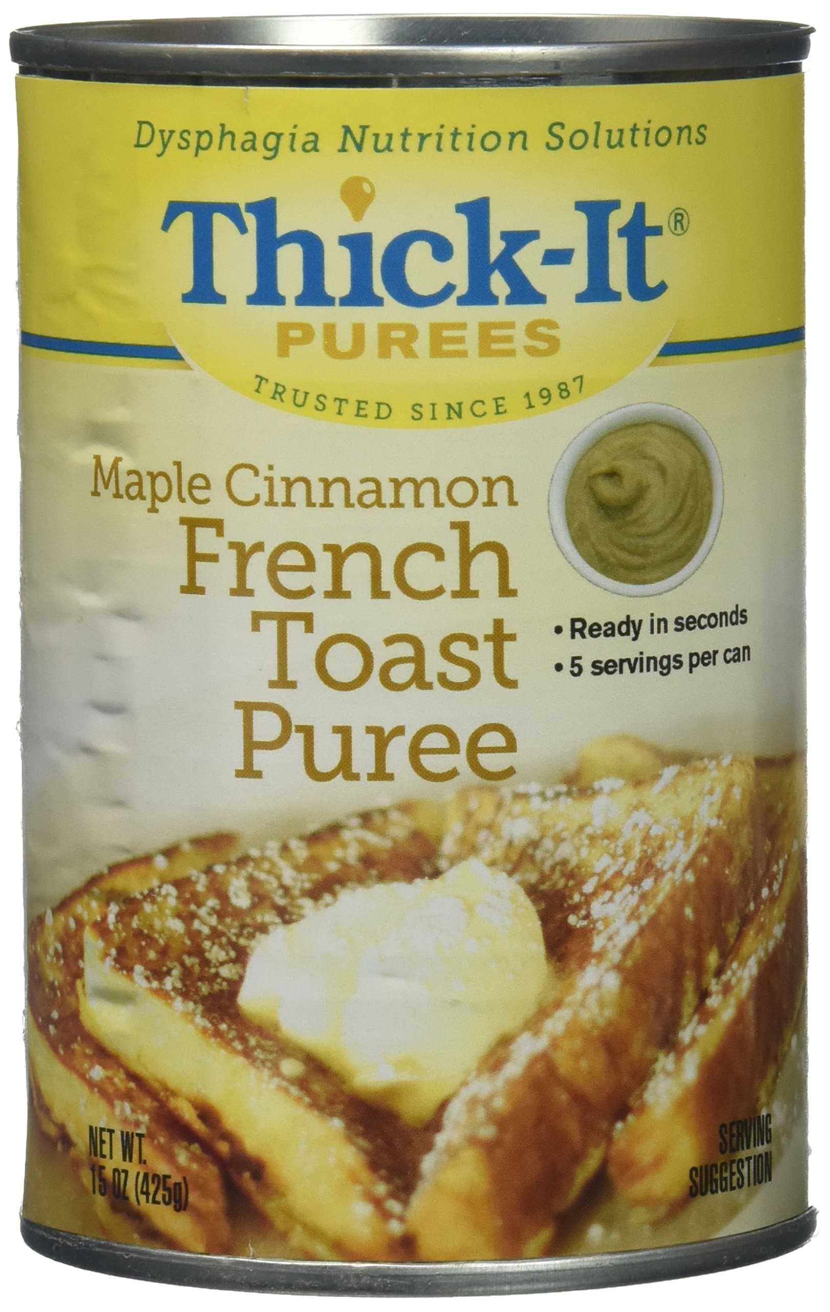 Thick-It Purees Maple Cinnamon French Toast, 15 oz Can (Pack of 1)