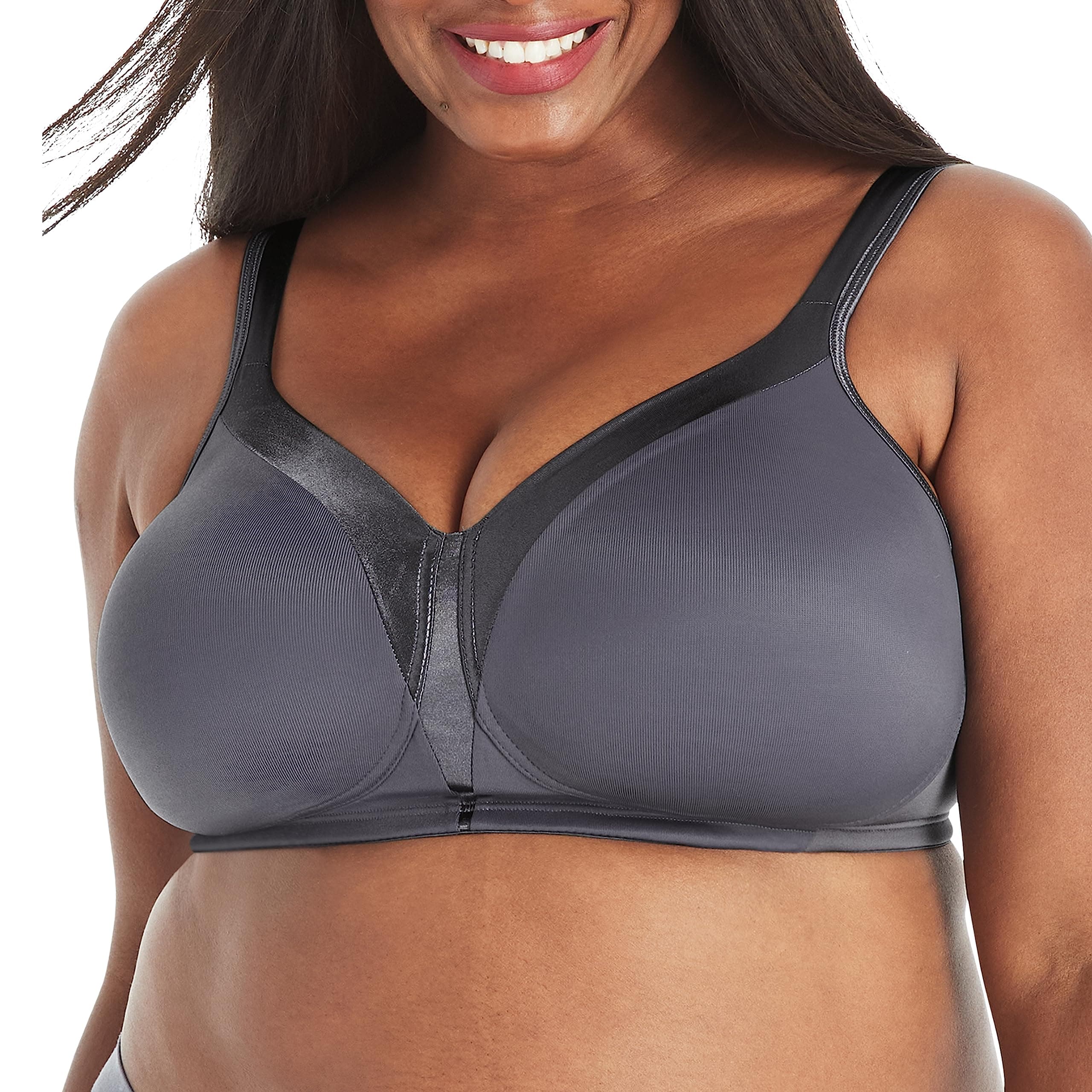 Women's 18 Hour Sensational Sleek Wirefree Bra, Private Jet,38DD