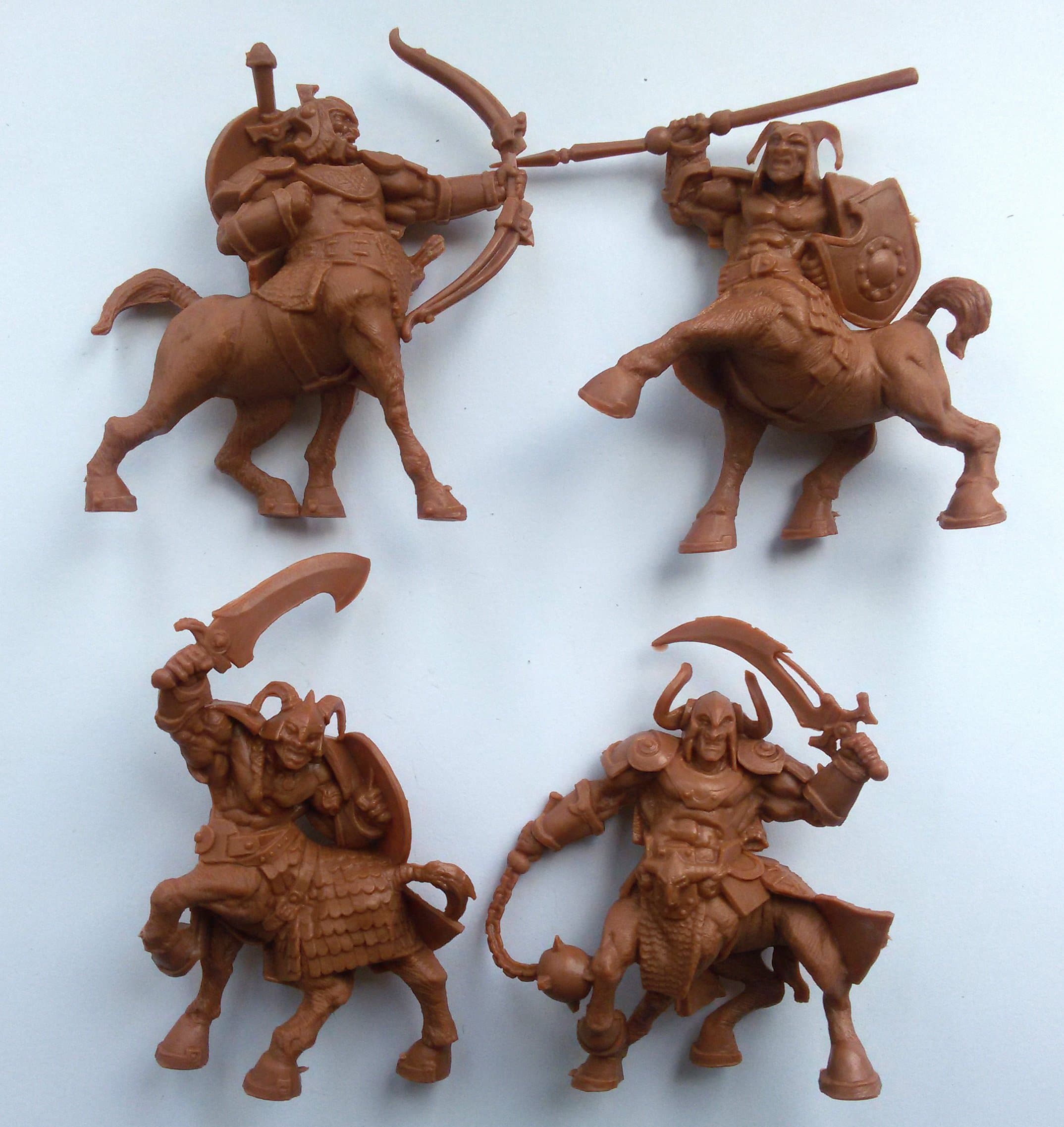 Centaurs 54 mm 1/32 - 4 Fantasy Figures Tehnolog Russian Toy Soldiers