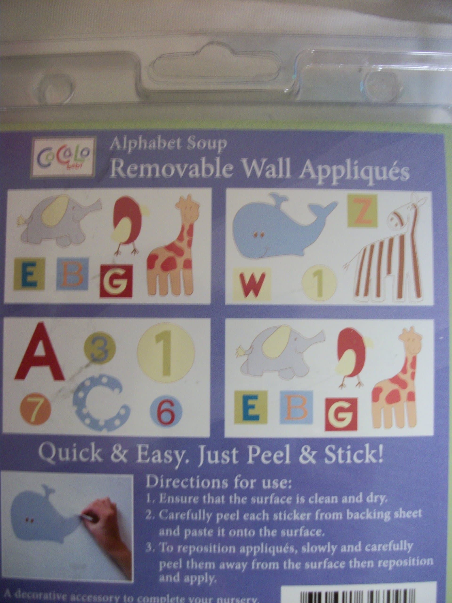 CocaloAlphabet Soup Wall Appliques