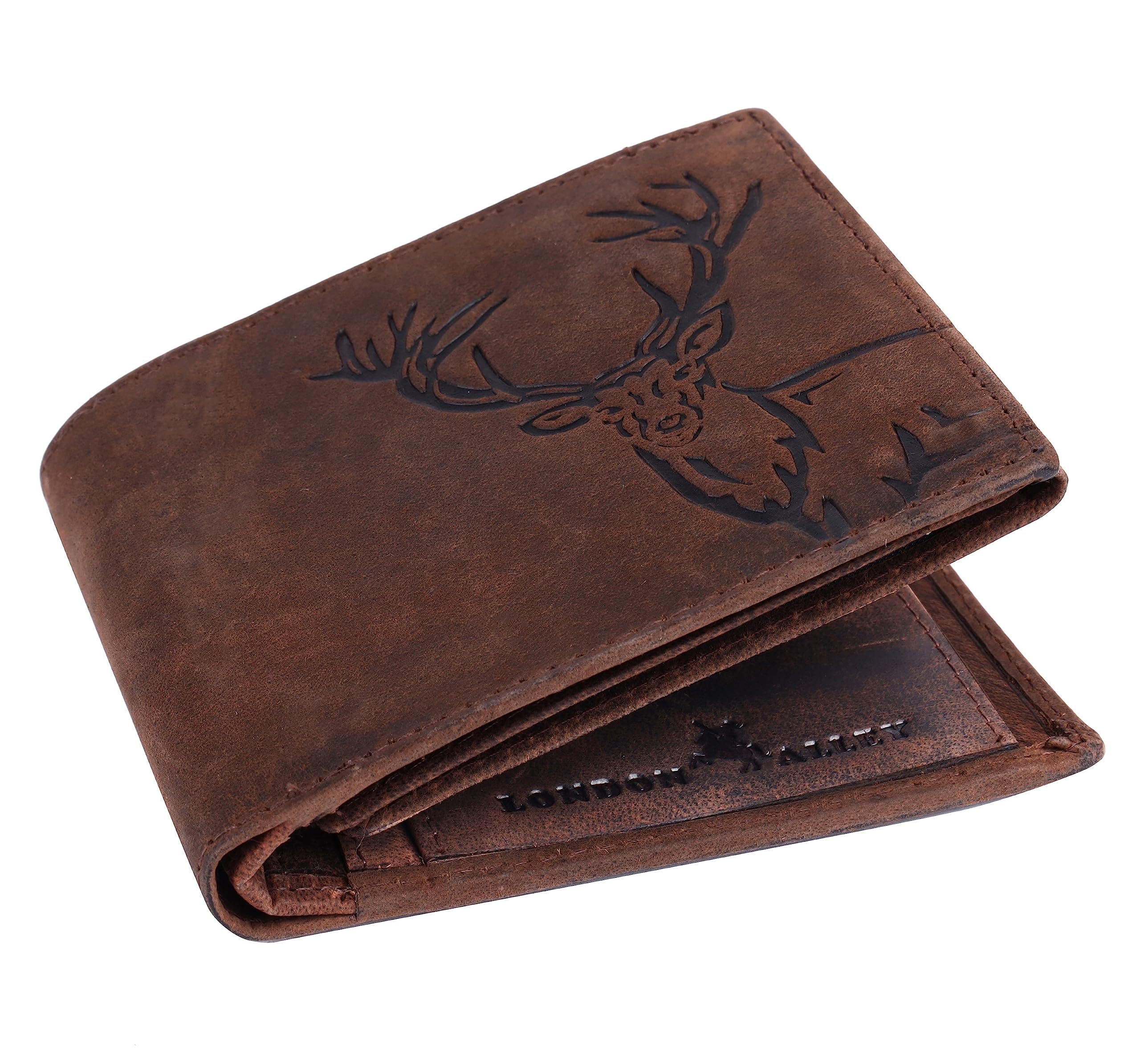 Elk Vintage Brown Men's Leather Wallet.
