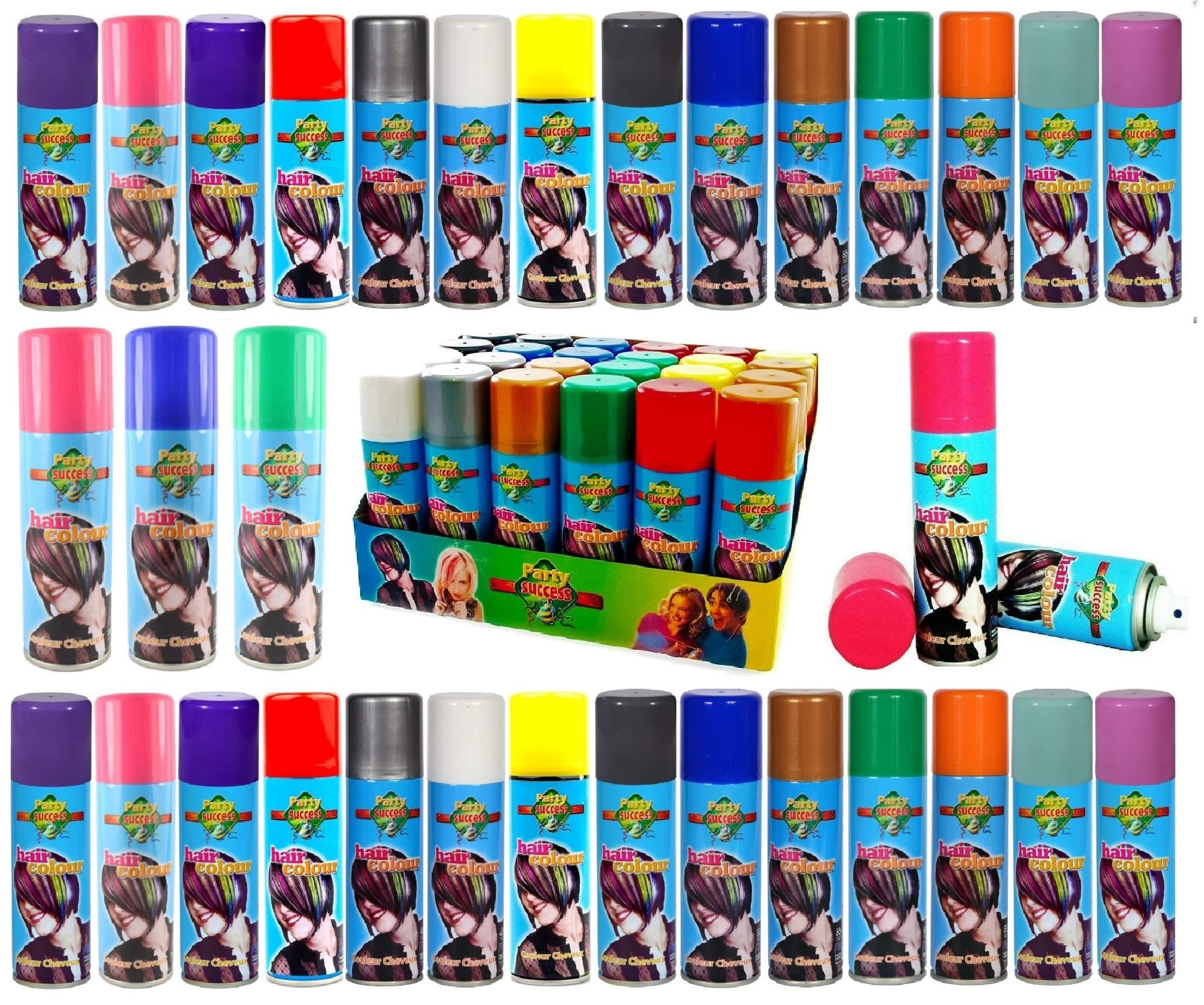 Temporary Wash Out Hair Colour Spray, 125ml, Black