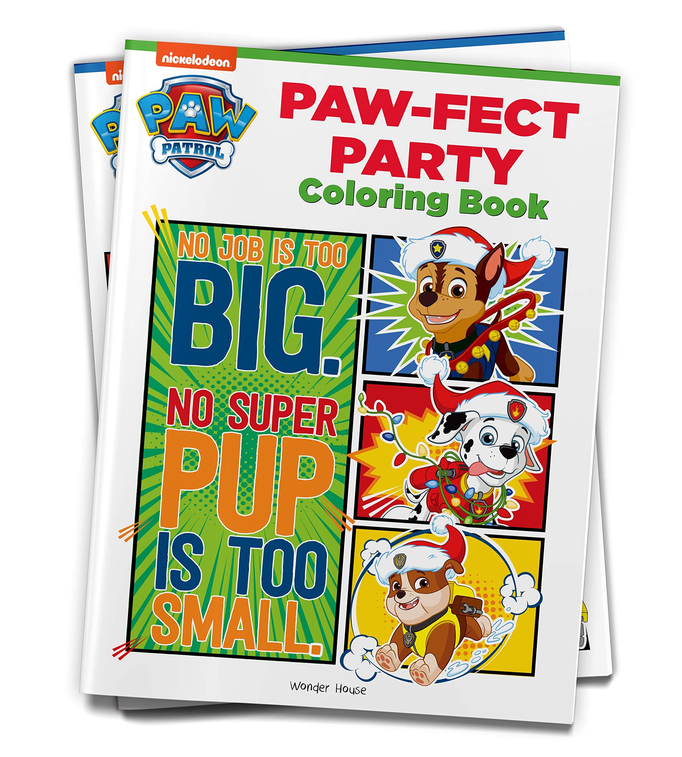 Paw-fect Party: Paw Patrol Coloring Book For Kids Paperback by Wonder House Books