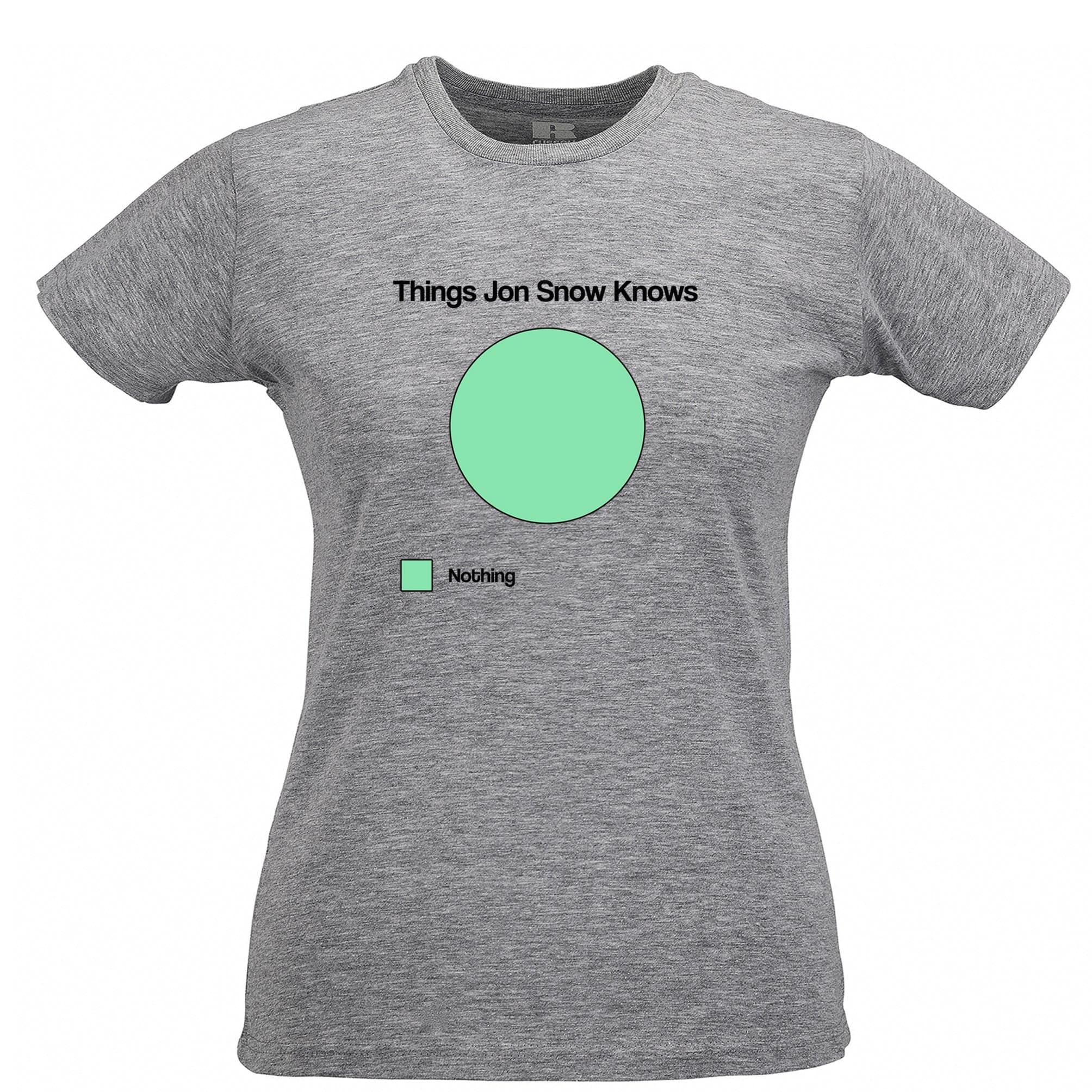 You Know Nothing Tshirt Jon Snow Funny Thrones Quote Ygritte Stark