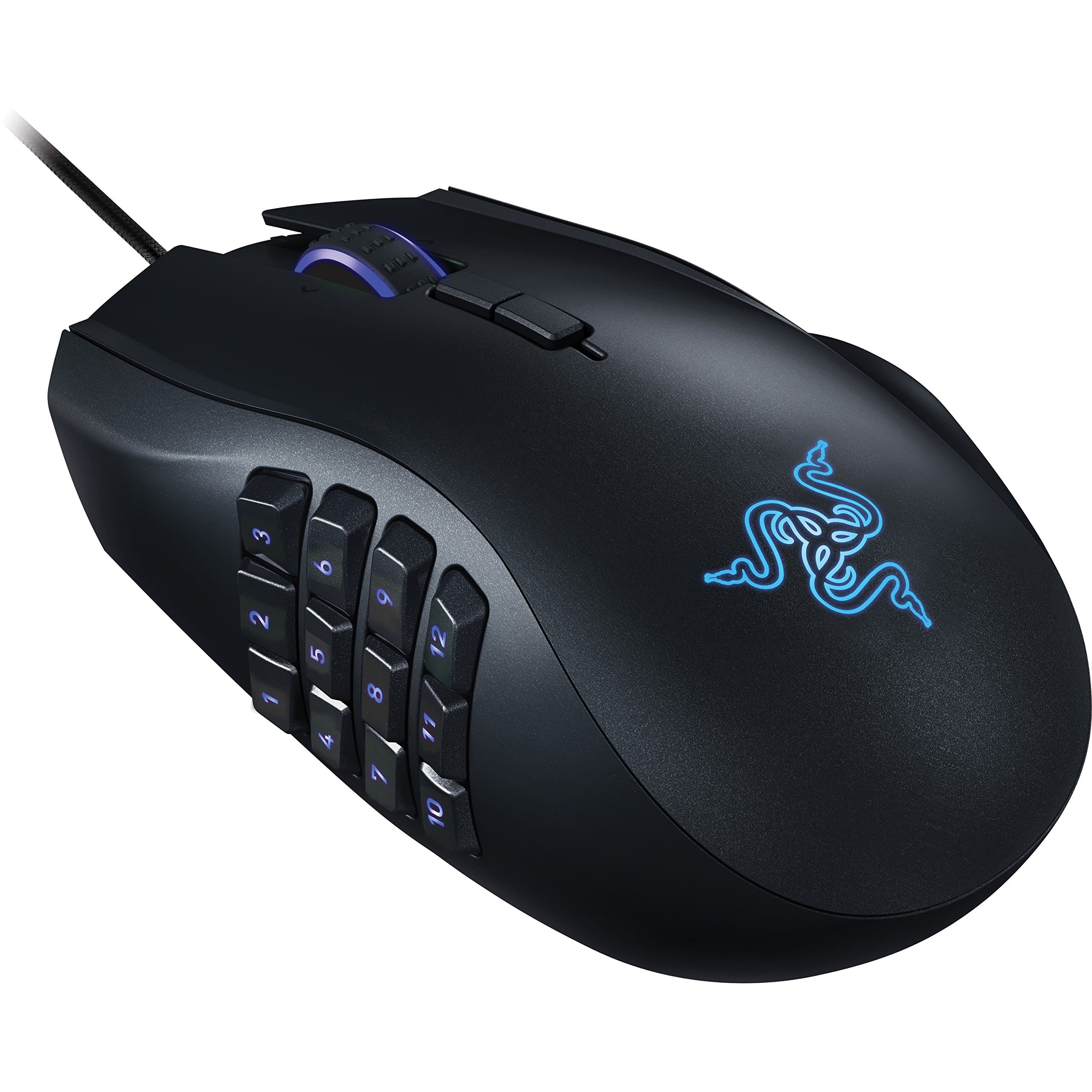 Razer RZ01-01610100-R3U1 Naga Chroma - Ergonomic RGB MMO Gaming Mouse- 12 Programmable Thumb Buttons & 16,000 Adjustible DPI