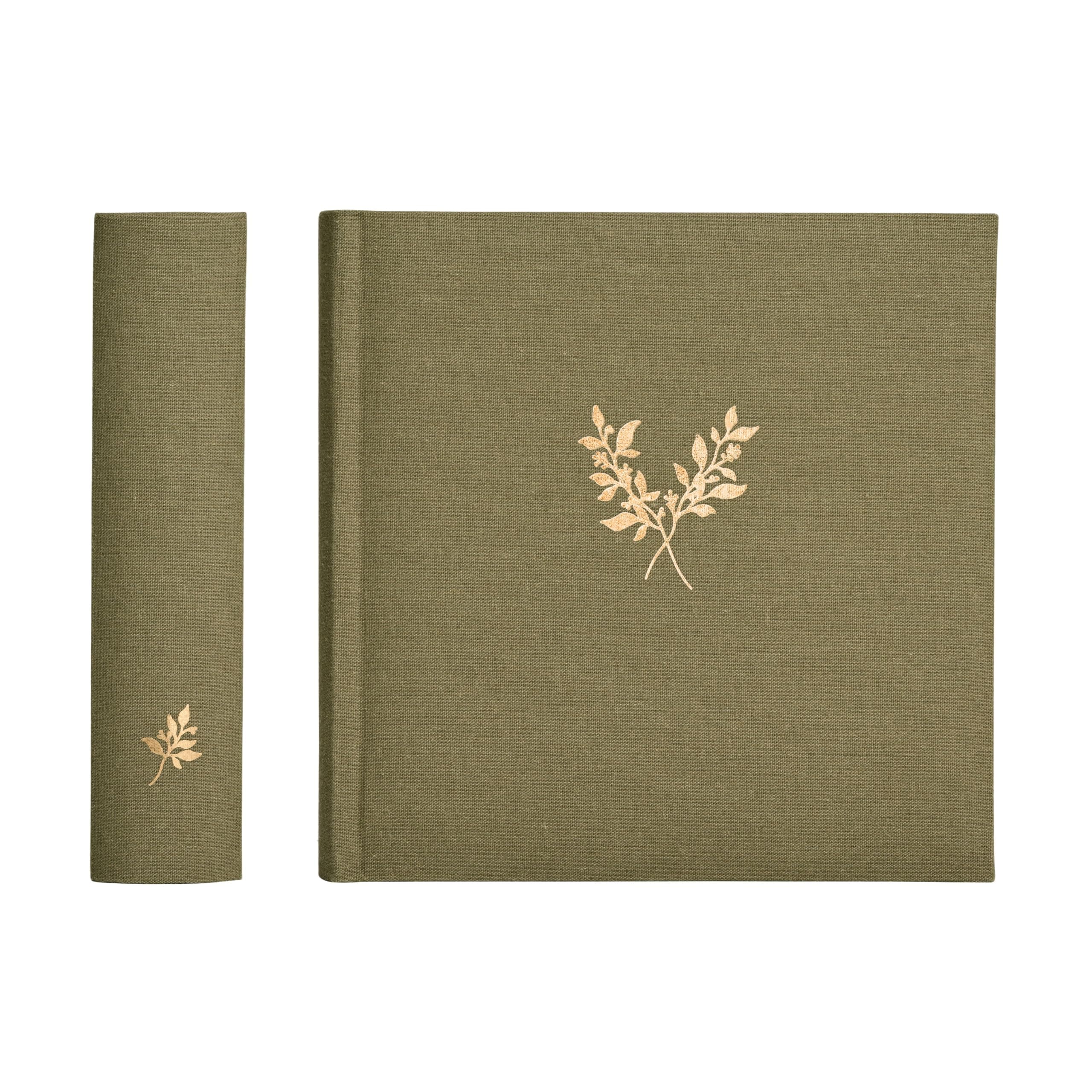Elegant Linen Photo Album - 200 Acid-Free Pockets for 4x6 Pics - Perfect for Weddings & Gifts