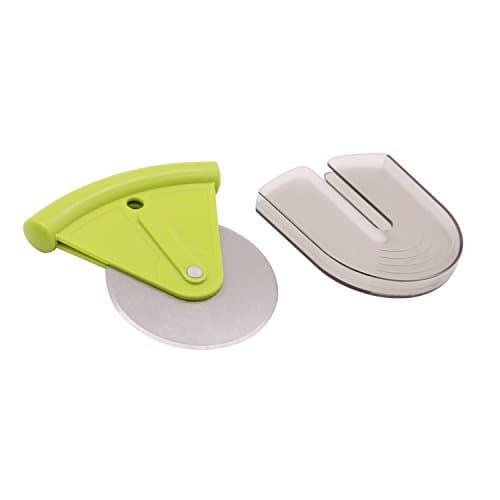 iGraver Pizza Cutter Wheel Slicer with Protective Cover 3-inch Blade