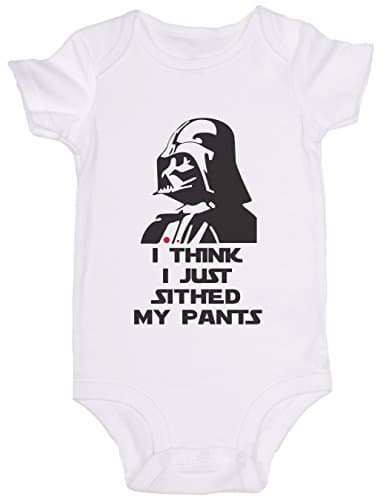JoviGear™ I Think I Just Sithed My Pants/Star Wars Cute Baby Darth Vader Onesie