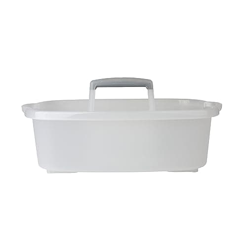 Casabella Plastic Caddy for 4 Gallon Rectangular Bucket (Translucent)