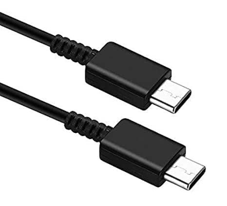 MYVN Samsung Type C To Type C,Fast Charging Cable Compatible For Samsung Galaxy Superfast Power Cable A54/ A15/ A14/ A34/ A23/ F54/ F34/ F23/ F14/ M14/ M34/M33/S21 Fe/S22/S23/S23 Fe 5G/S24,Black