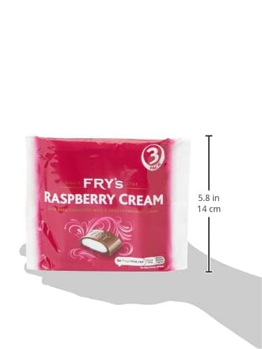 Fry's Raspberry Cream Chocolate Bar, 147 g (pack of 3)