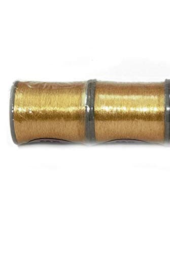 Bhavya Enterprises Zari roll (Metallic Yarn) Thread for Embroidery Work, Beading, Jewellery Making and Crafts (Gold, 2)