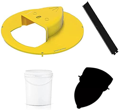 Mouse Trap Bucket - Flip and Slide Bucket Lid Mouse Trap |Humane or Lethal| |Trap Door Style| |Multi Catch |Auto Reset| |Indoor Outdoor| |No See Kill| |5 Gallon Bucket Compatible