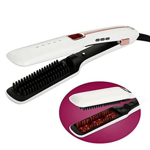 Steam Comb Straightening Irons Automatic Straight Hair Brush Steam Flat Iron Electric Ceramic Hair Straightener Tools