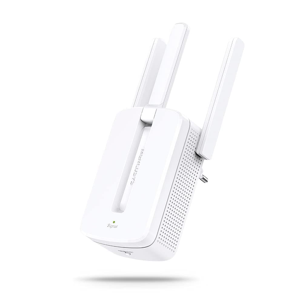 Mercusys MW300RE - WiFi N Repeater 300Mbps, WiFi Network Extender, Wireless Amplifier, 3 Antennas, WPS Button, MIMO, LED Signage