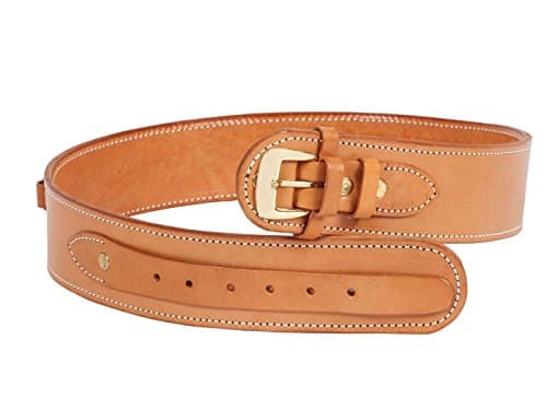 Western Justice Gun Belt, 48-52 Waist.38-Cal Loops, 2.5 Wide, Natural Leather