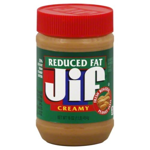 Reduced Fat Jif Creamy 16oz Jar 2 Pack