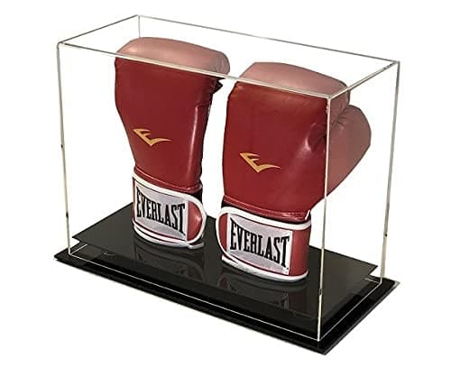 GameDay Display Acrylic Desk or Counter Top Vertical Double Boxing Glove Display Case