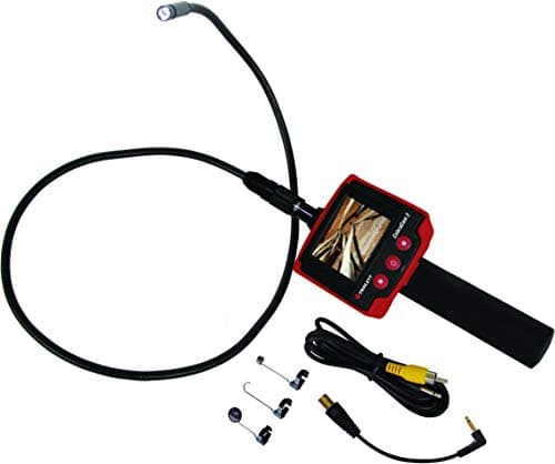Triplett 8115 CobraCam 2 Water-Resistant Flexible Inspection Camera with 2.4" Color LCD Display