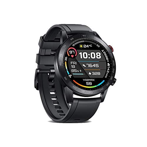Sainshoes Honor Magicwatch 2 Fitness Activity Smartwatch, 455mAh Longer Lasting 2 Weeks Battery Life, Waterproof Sportwatch, Compatible with iPhone and Android, 46mm, 1.39 inches AMOLED Screen, Black