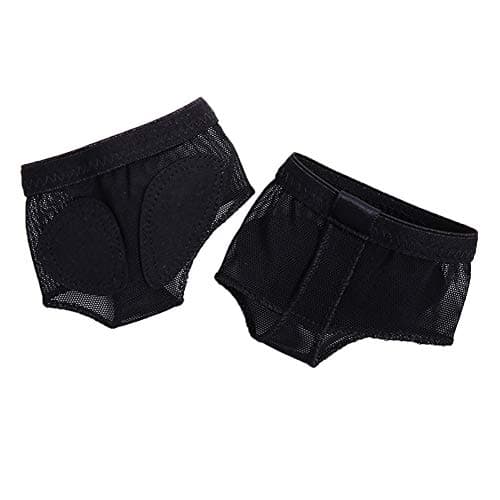 Upriver Ball-of -Foot Protectors Dance Paw Shoes Half Sole Black S