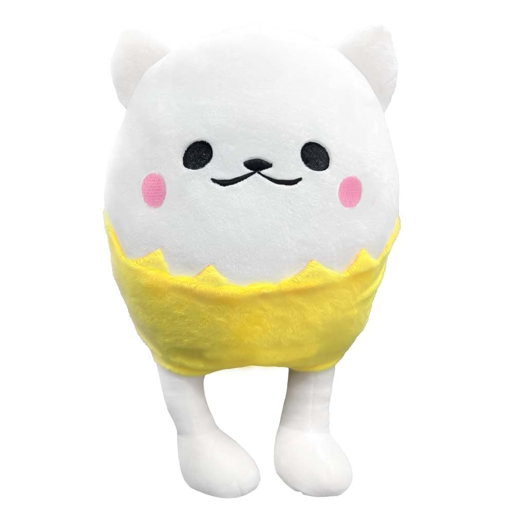 Verceco 8 Inch Egg Plush Toy Cute Stuffed Animal Puppy Toy Plush Figure Pillow Gifts for Boys and Girls Bed Office Home Decor