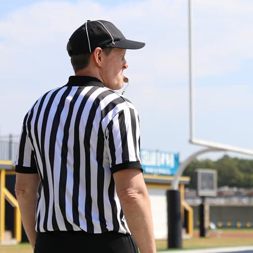 Murray Sporting Goods Men’s Referee Shirt Collared | Official Mens Ref Shirt Jersey Short Sleeve - Football Halloween Costume