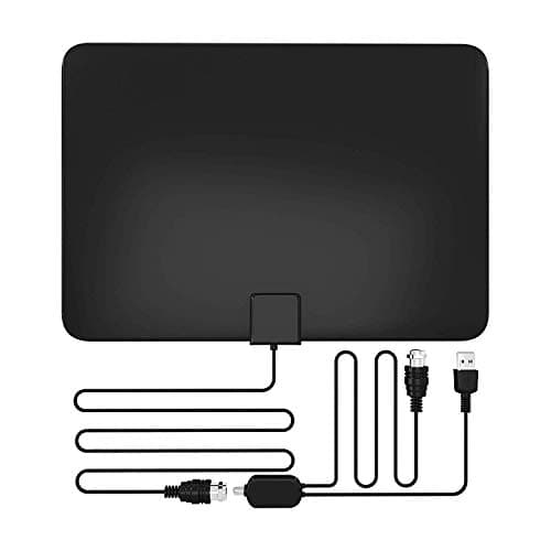 2019 Amplified HD Digital TV Antenna, 80+ Miles, All Older TV's for Indoor TV Digital HD Antenna with Signal Booster, 13.2FT Coaxial Professional Version Cable Support 4K 1080P Life Local Channels