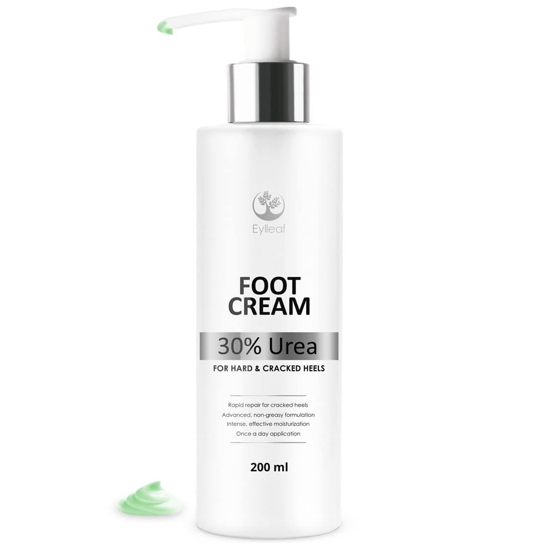 Eylleaf Foot Cream 30% Urea | Foot Care Treatment for Dry Skin Feet and Cracked Heels 250ml