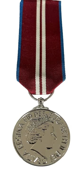 QUEENS DIAMOND JUBILEE MEDAL 2012 FULL SIZE COPY MEDAL WITH 6" OF RIBBON