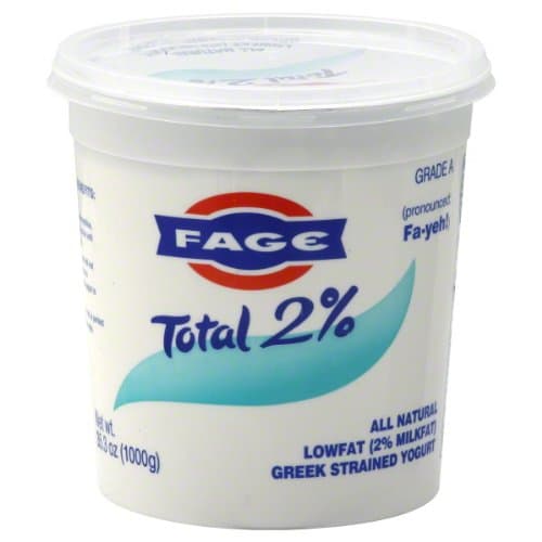 Fage Total Greek 2% Greek Yogurt, 35.3 Ounce (Pack of 6)