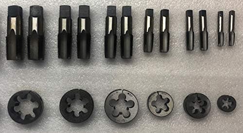 BSP BRITISH STANDARD PIPE BSPP PARALLEL TAP AND DIE SET - 6 SIZE 1/8" TO 3/4"