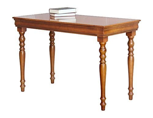 Classic desk in Louis Philippe style with turned legs and drawer