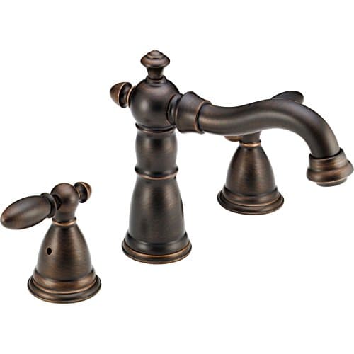 Delta Faucet Victorian Roman Tub Faucet - 2755RB-616RB - Classic Bathroom Tub Faucet Set - Comes with Tub Faucet, Handles & Rough-In - Venetian Bronze