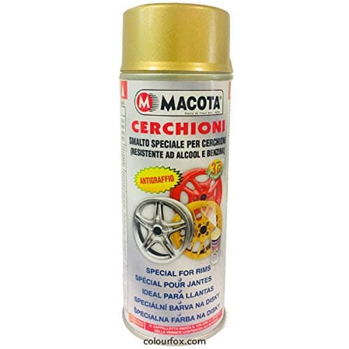 MACOTA1210078 Paint Gold Wheels Spray Special Enamel for Rims, 400 ml