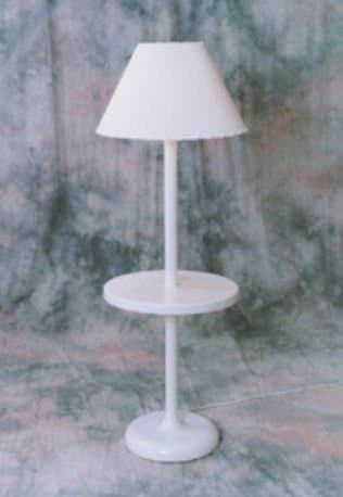 110TW Traditional Shade Lamp - White