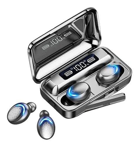Wireless earbuds Bluetooth 5.0 earphones, TWS in-ear wireless earphones with microphone noise reduction IPX5 waterproof compatible with iPhone, Samsung, Huawei and mobile charging boxes
