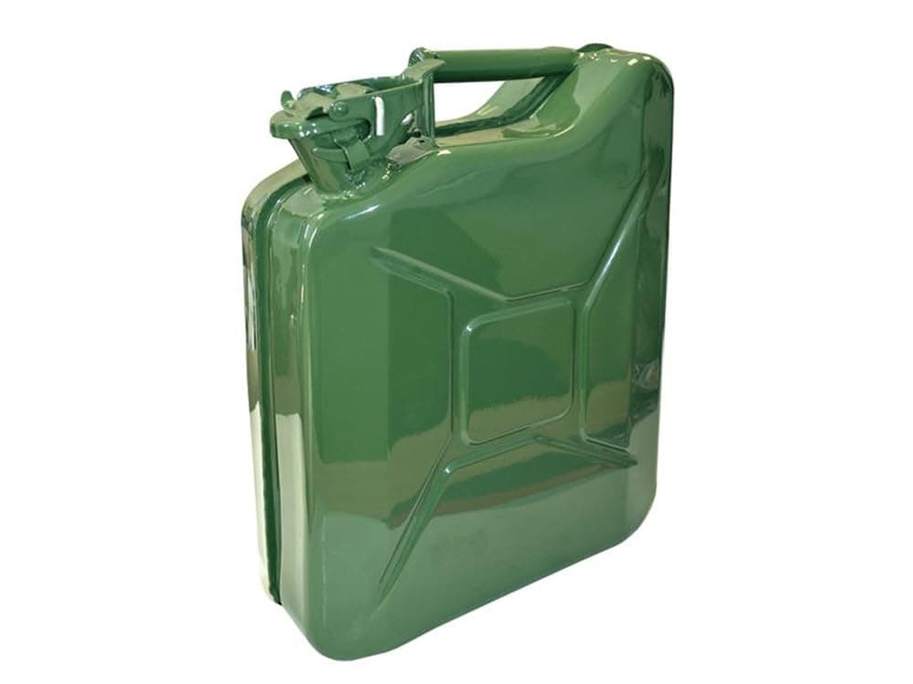 FAIAUJERRY10 10 Litre Metal Jerry Can UN App, GS TUV Certified - Green