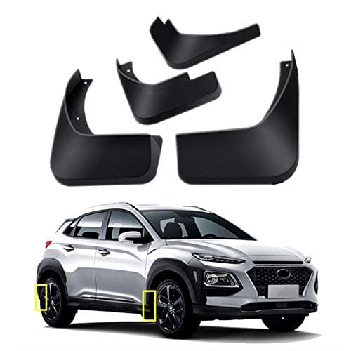 Mud Flaps Kit for 2023 Hyundai Kona 2018-2022 Mud Splash Guard Front and Rear 4-PC Set by TOPGRIL