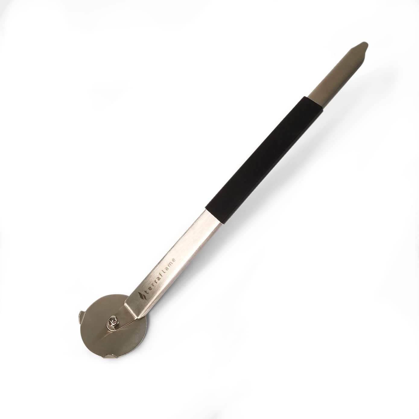 Terra Flame Fire Gel Snuffer - A 14 Inch Gel Fuel Snuffer, Compatible with Fireplace Gel Fuel Cans with Built in Lid Opener and Magnetic Lid Remover