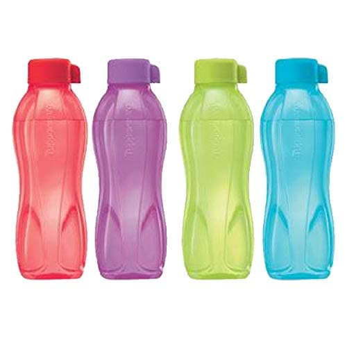 Tupperware Aqua Safe ECO Sports 500 ml New Water Bottles (Set Of 4) Original