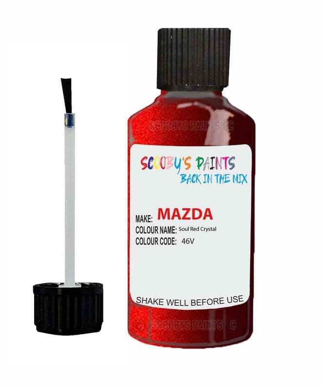 Touch Up Paint For Mazda Soul Red Crystal 46V Metallic