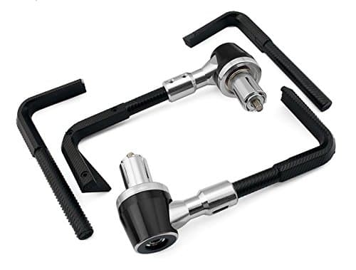 7/8"(22mm) Led Light Handlebar Brush Hand Guard Motocross Hand Guard Motorcycle Brake Clutch Lever Protector Front Adjustable Black Fit For BMW S1000RR 2010-2012 F-22/B-22