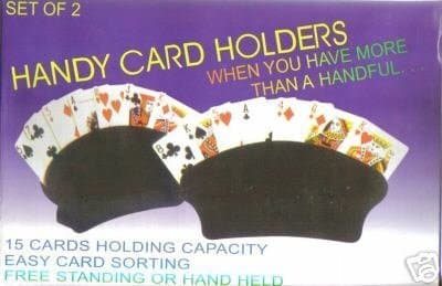 Handy Card Holders, Set of 2, 15 card holding capacity, Black