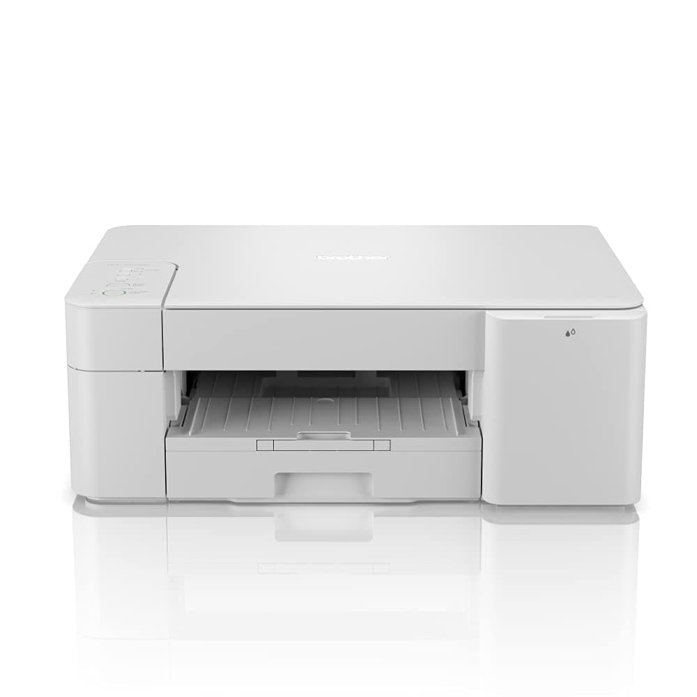 Brother DCP-J1200W Wireless Colour Inkjet Printer, 3-in-1 (Print/Copy/Scan), Wi-Fi/ USB.2.0, A4, Photos, Ink Included, UK Plug