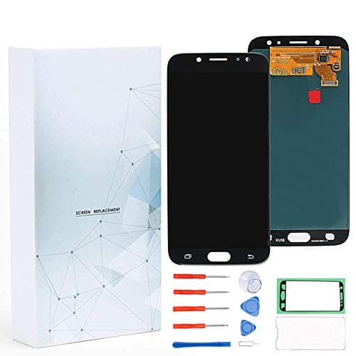 Maojia LCD Display Touch Screen Replacement Digitizer Assembly Compatible for Samsung J7 Pro SM-J730G/DS,Galaxy J730F J730G J730GM J730DS Super AMOLED with Tools and Adhensive(Black)