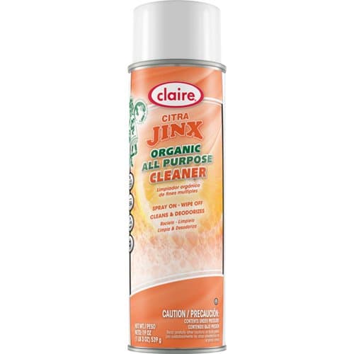 Claire 985 Citra Jinx Organic All Purpose Cleaner 19oz Aerosole Can 1 Can