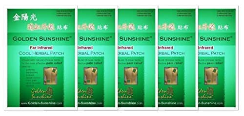 Golden Sunshine - Far Infrared Cool Herbal Patch - 5 Pack