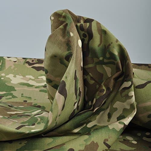 VOPVZVKO Camo Camouflage Cotton Blend Army Military 60" W Fabric Cloth