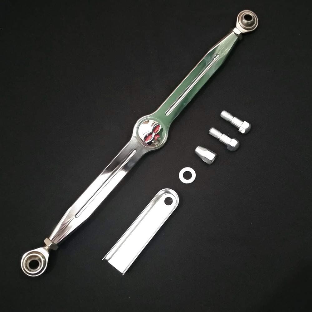 Chrome Skull Custom Gear Shift Linkages Link Cruiser Compatible with 1980-2018 Harley Davidson Street Glide Road Glides Harley FLHTC Softail Deluxe